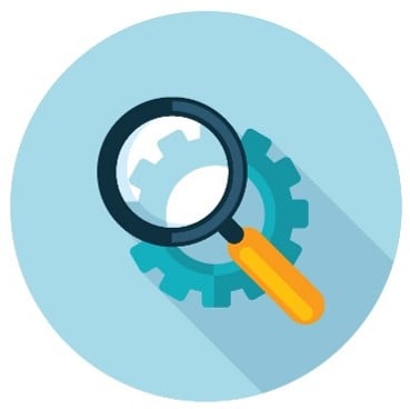 Magnifying Glass Cog